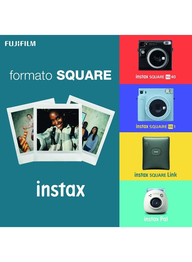 إنستاكس فيلم تصوير انستاكس فوري مربع الشكل من فوجي فيلم (عبوة 2 قطعة) - Image 4